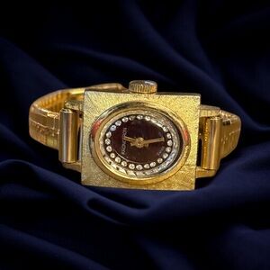 Vintage KRONOTRON Swiss Made gold watch